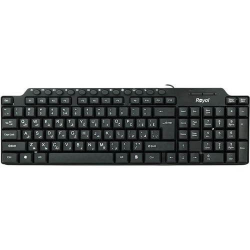 کیبورد سیم دار برند ROYAL مدل R - K151 ا ORIGINAL KEYBOARD ROYAL MODEL R - K151