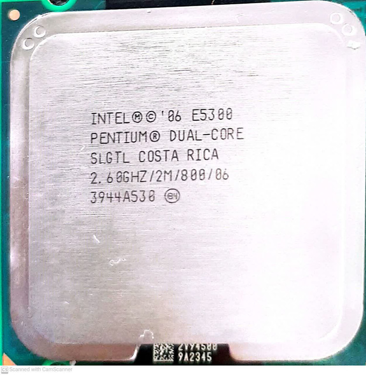 cpu intel e5300 pentium dual-core 2.6ghz 2m 800