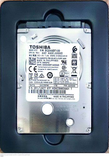 هارد دیسک لپ تاپ 1 ترا بایتی 2.5 اینچی SATA TOSHIBA 5400RPM (استوک)