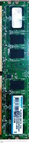 رم 2 گیگابایت DDR2 باس 800 کینگمکس (استوک)