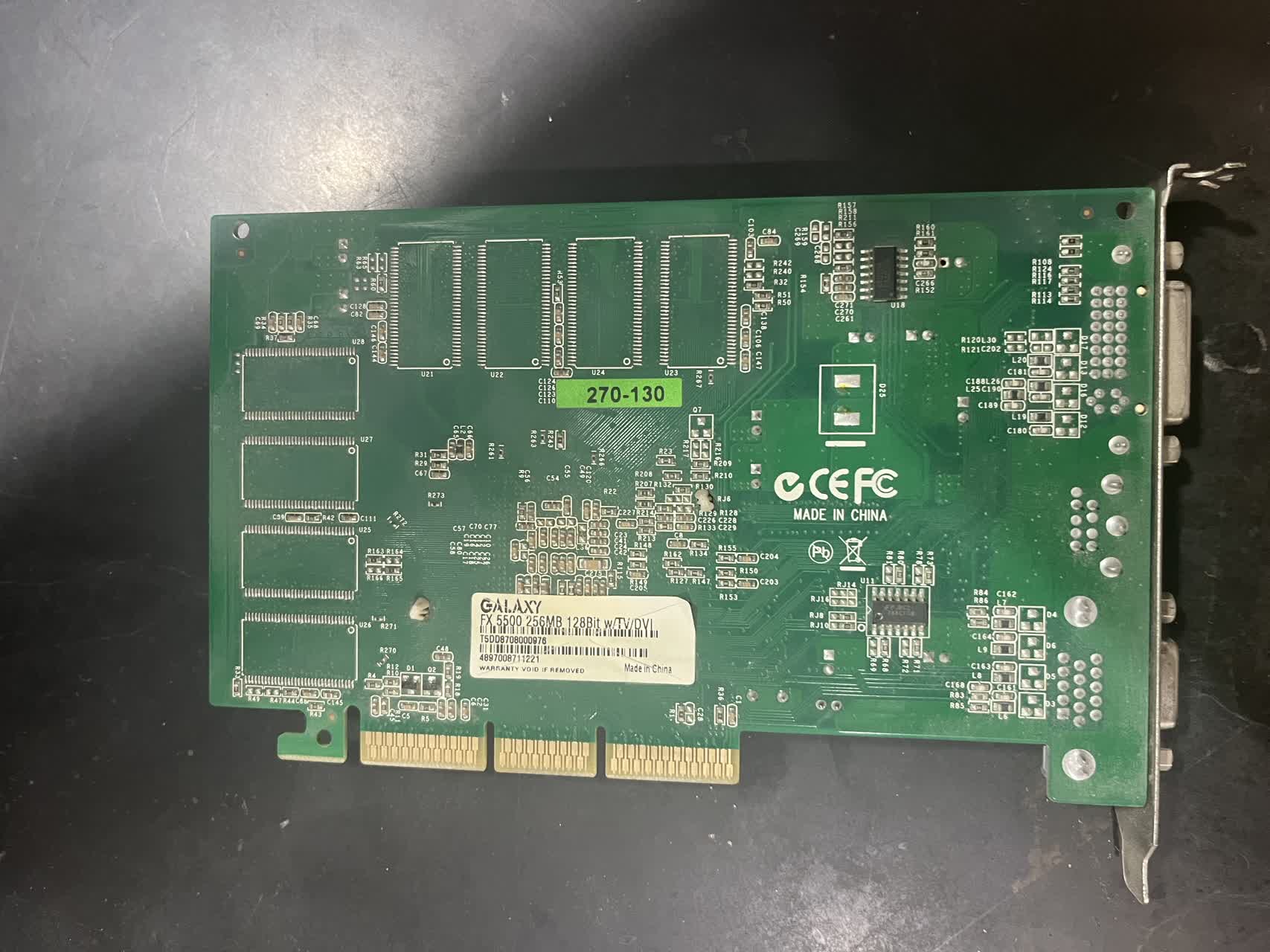 کارت گرافیک NVIDIA GeForce FX 550