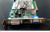 کارت گرافیک NVIDIA GEFORCE GALAXY FX 550-8X اسلات AGP حافظه 256MB 128 BIT (استوک)